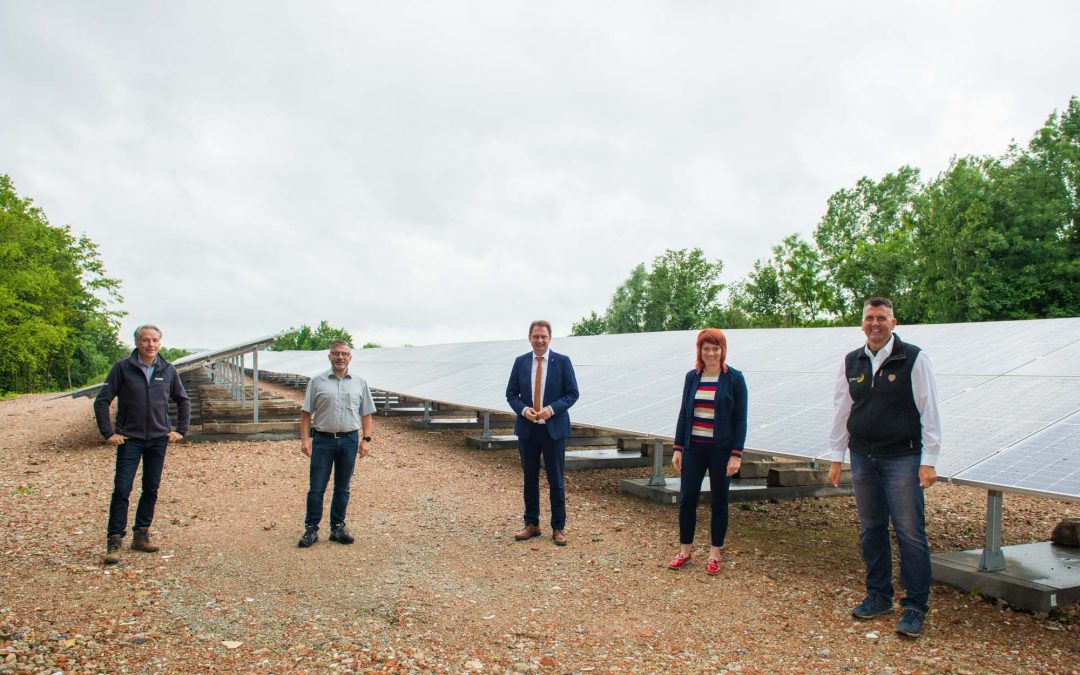 Photovoltaik-Park auf ehemaliger Deponie